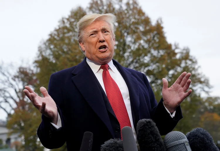 Trump: Whitaker será responsável pela investigação da influencia russa nas eleições de 2016 (Kevin Lamarque/Reuters)