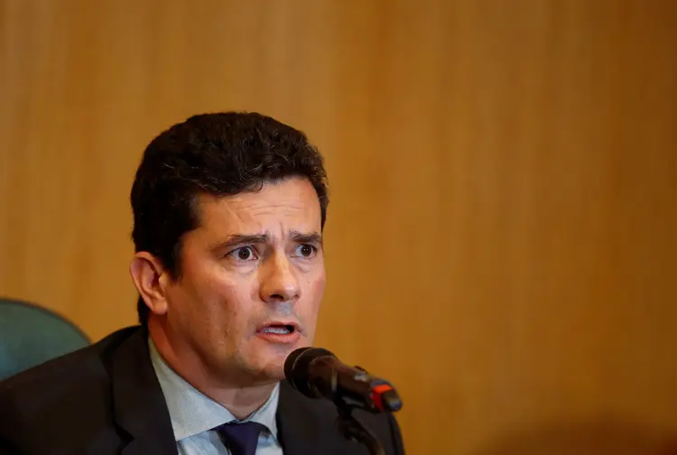 Sérgio Moro: o ministro da Justiça (Daniel Derevecki/Reuters)