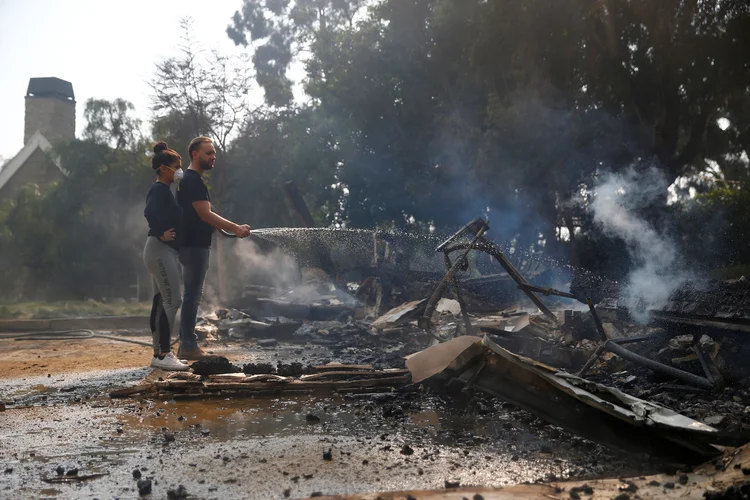 Incêndios: os seis últimos corpos das vítimas do incêndio foram localizados em Paradise (Eric Thayer/Reuters)