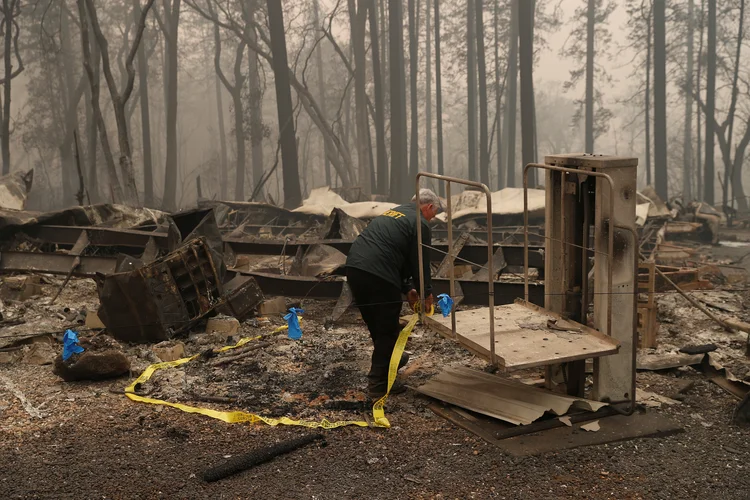 EUA: o incêndio na Califórnia destruiu mais de 6 mil imóveis (Stephen Lam/Reuters)