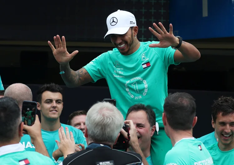 Lewis Hamilton: Pentacampeão mundial caminha a passos largos para bater recordes históricos  (Ricardo Moraes/Reuters)