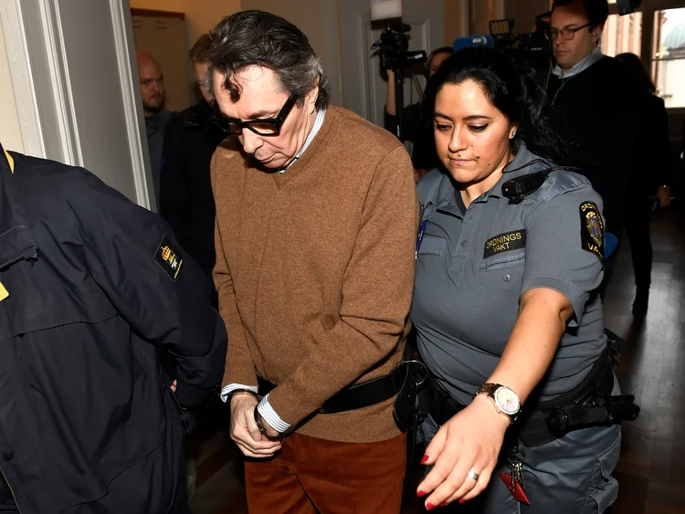 Jean-Claude Arnault: Julgado por estupro, artista francês deu início a crise na Academia Sueca de Literatura (TT News Agency/Jonas Ekstromer/Reuters)
