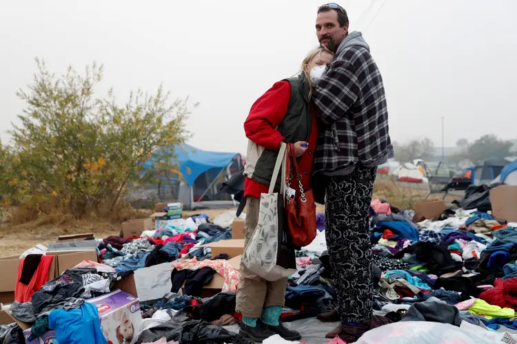 Califórnia: o "Camp Fire" destruiu mais de 10 mil imóveis em uma semana (Terray Sylvester/Reuters)