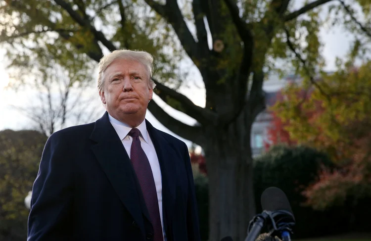 Donald Trump: líder dos EUA acrescentou que é "altamente improvável" que aceite o pedido de Pequim para adiar o aumento das tarifas já impostas (Leah Millis/Reuters)
