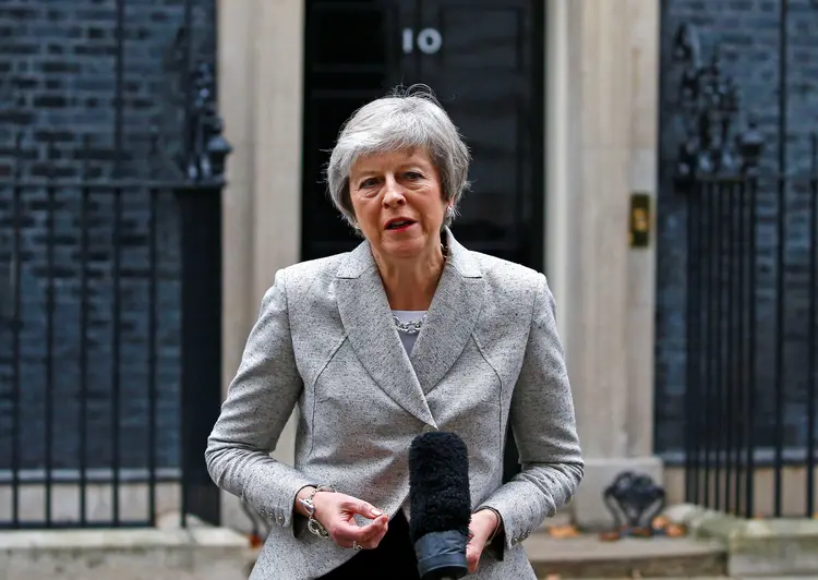 Theresa May: primeira-ministra britânica enfrenta maior desafio do governo (Henry Nicholls/Reuters)