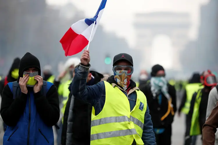 França: a medida tenta conter os protestos dos "coletes amarelos" (Benoit Tessier/Reuters)