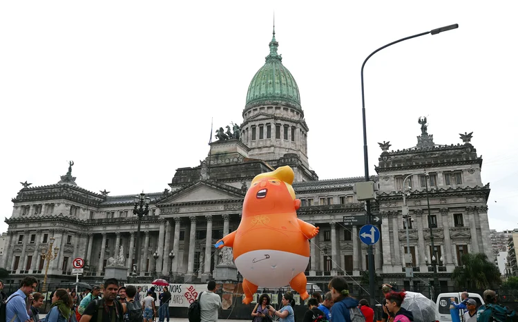 Argentina: "Queremos pedir aos líderes do mundo que cresçam e amadureçam", afirmou o criador (Pilar Olivares/Reuters)
