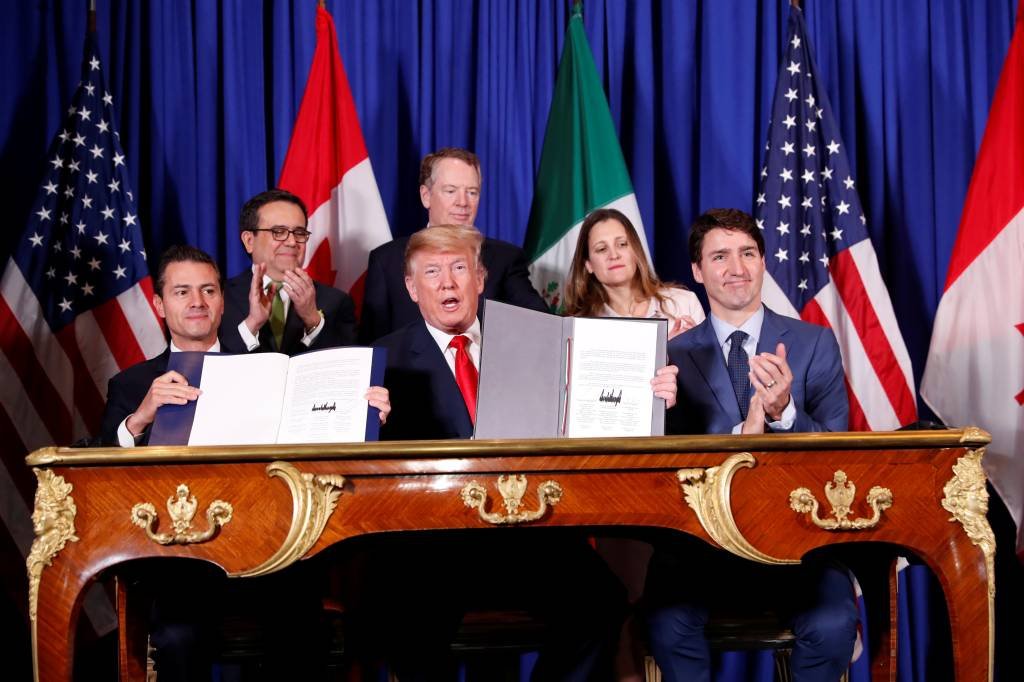 EUA, México e Canadá assinam o novo tratado comercial T-MEC