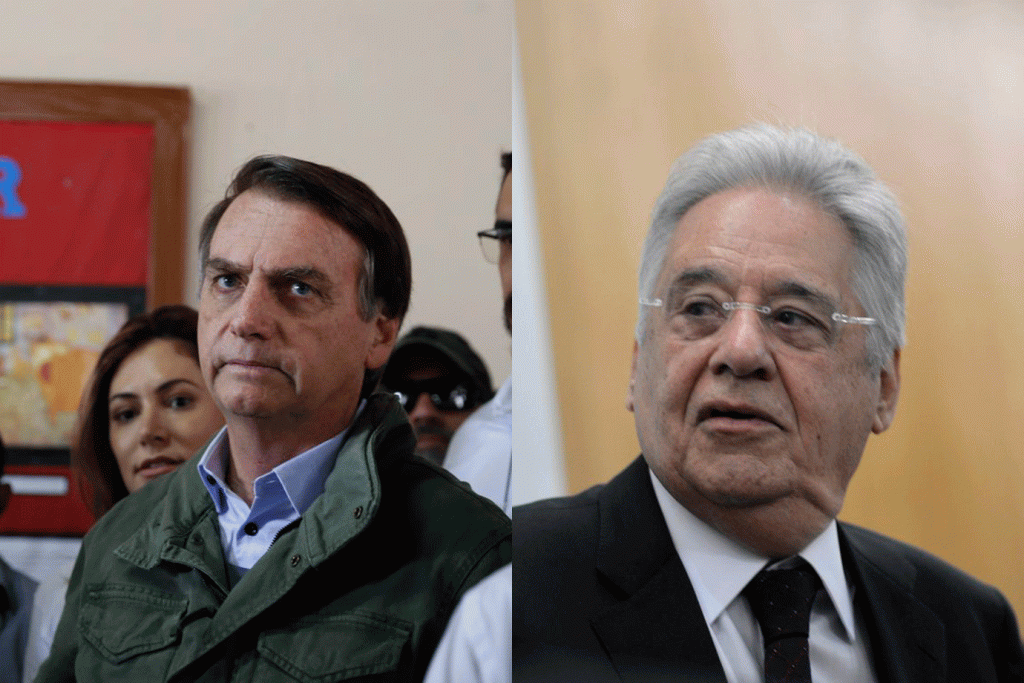 FHC e Bolsonaro trocam provocações após declaração do ex-presidente tucano