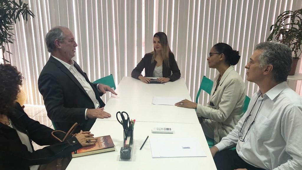 Marina e Ciro discutem estratégia em relação ao governo Bolsonaro