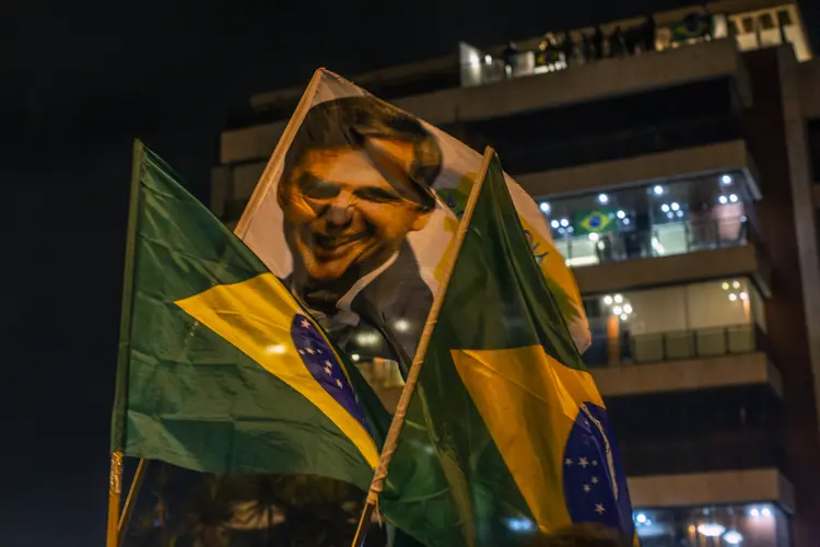 Bolsonaro: ONG Human Rights Watch criticou nesta quinta-feira a situação dos direitos humanos no Brasil (Lianne Milton/Bloomberg)