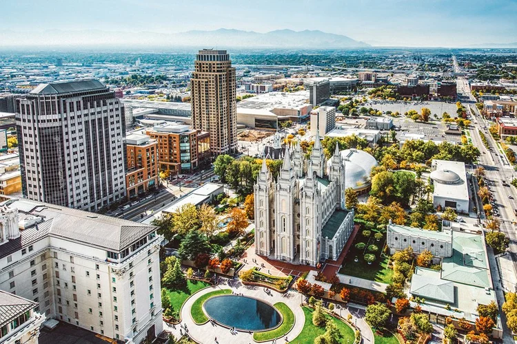 Salt Lake City, capital de Utah: belezas naturais e custo de vida razoável ajudam a atrair profissionais (Foto/Getty Images)