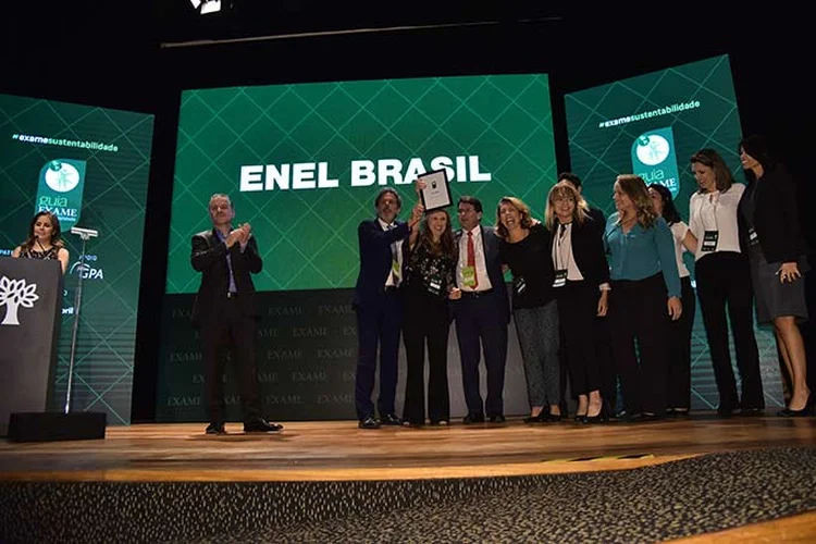 Enel: empresa mais sustentável do ano pela edição 2018 do Guia EXAME Sustentabilidade.  (Divulgação/Exame)