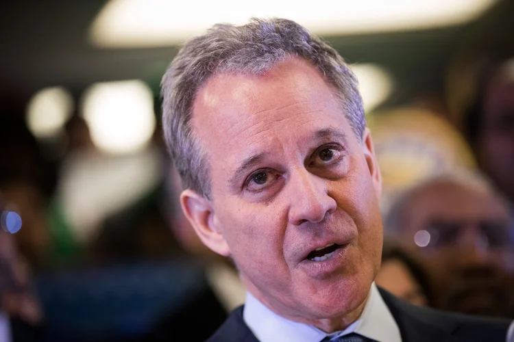 Schneiderman: o procurador deixou o cargo este ano após ser acusado de agredir e tentar estrangular várias mulheres (Drew Angerer/Getty Images)