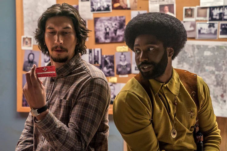 Cena do filme: por mais incoerente que possa soar, a história é real e ocorreu nos anos 1970 (Facebook BlacKkKlansman/Divulgação)