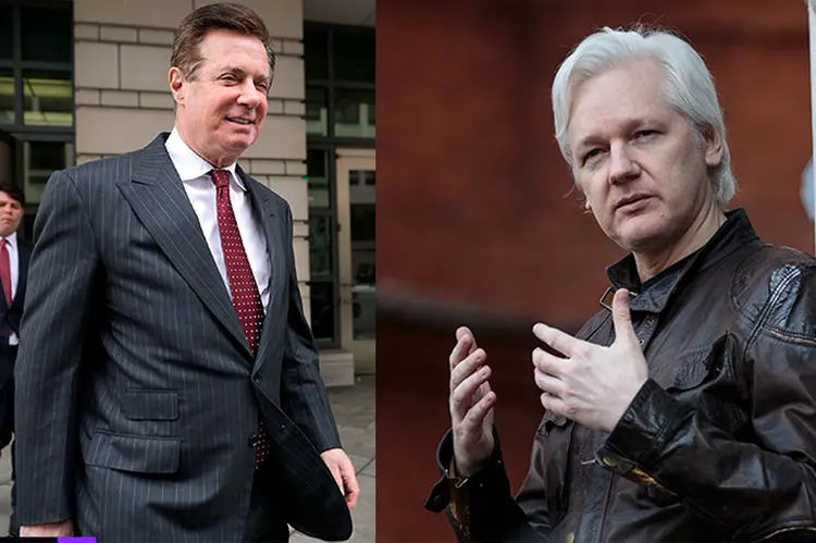 O WikiLeaks afirma que Manafort jamais se encontrou com Assange (Chip Somodevilla/Jack Taylor/Getty Images)