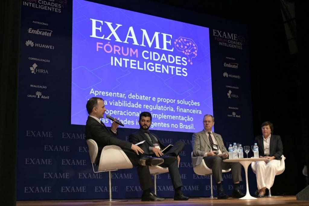 EXAME Fórum Cidades Inteligentes: o evento reuniu especialistas, autoridades e líderes empresariais (Flávio Santana/Site Exame)