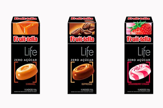 Fruittella lança sua primeira versão sem açúcar no Brasil