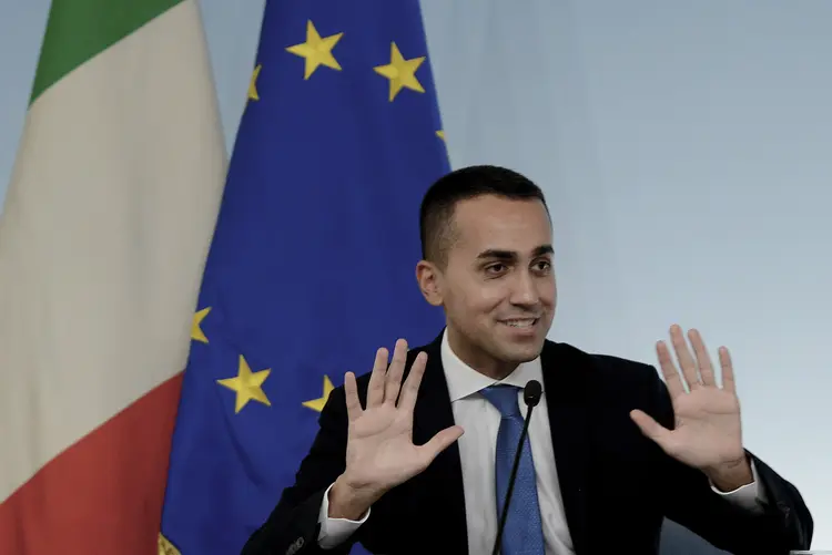 Luigi Di Maio: o político defendeu o orçamento de 2019, muito criticado pela UE (Simona Granati - Corbis/Getty Images)