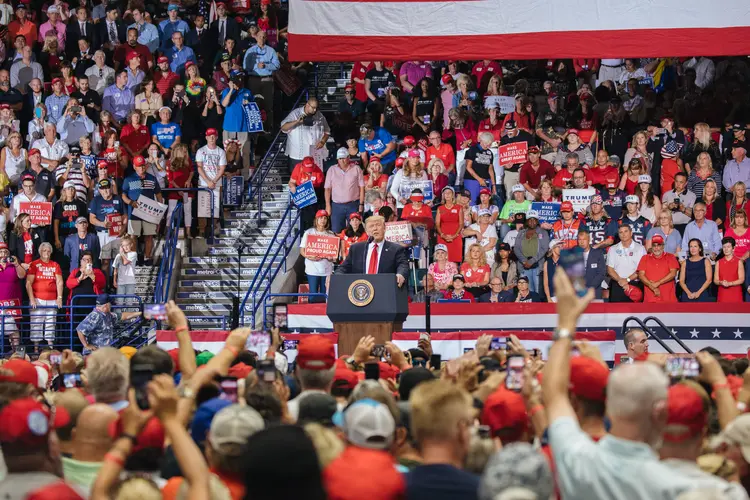 Eleições: Trup enfrenta um queda de sua popularidade dentro da própria legenda (Jayme Gershen/Getty Images)