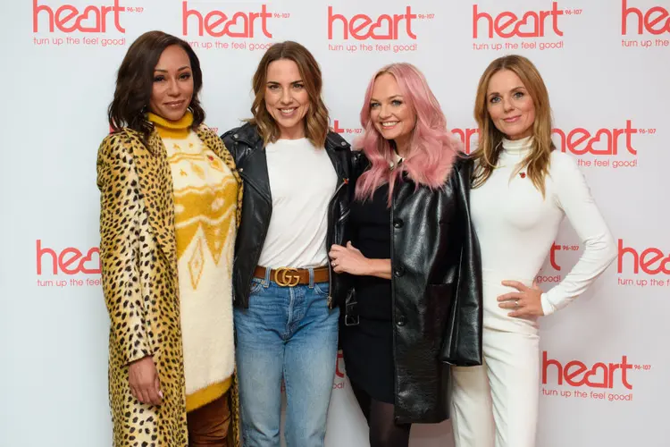 Spice Girls: cantoras anunciaram retorno do grupo há 4 dias mas como um quarteto, sem a célebre Victoria Beckham (Matt Crossick/PA Images/Getty Images)