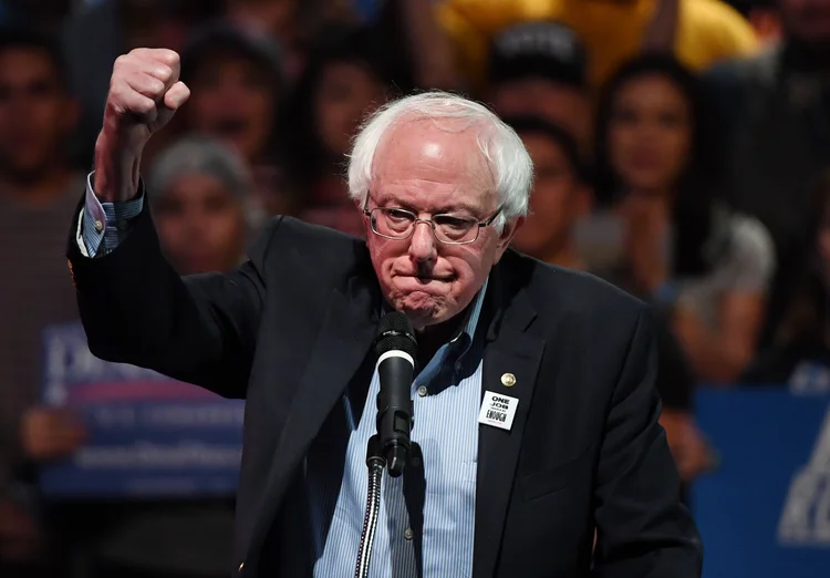 Sanders:"Os EUA têm um longo histórico de intervenção inadequada nos países da América Latina,", afirmou o senador (Ethan Miller/Getty Images)