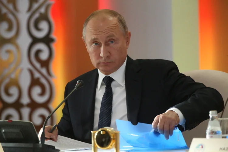 Putin: "Por ora exigimos informações transparentes do lado russo", afirmou o chanceler conservador (Mikhail Svetlov/Getty Images)