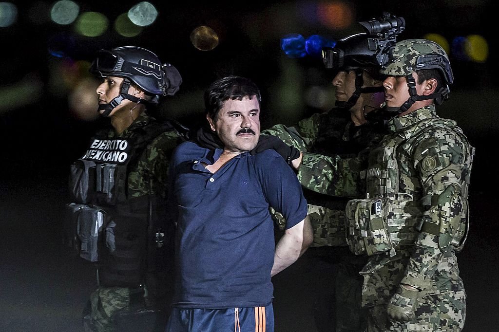 Joaquín "Chapo" Guzmán: uma dos maiores traficantes internacionais de droga receberá sentença de prisão perpétua nesta semana (Daniel Cardenas/Anadolu Agency/Getty Images)