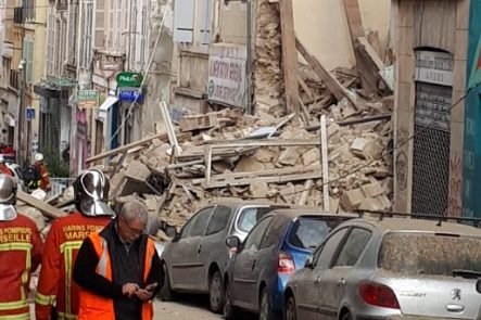Resgate recupera 5 corpos de edifícios que desabaram em Marselha