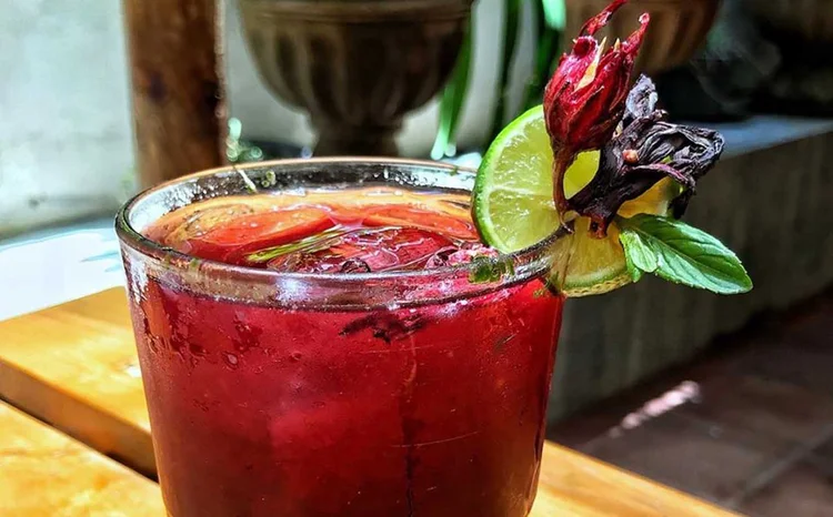 Mezcal do restaurante La Casa de Valentina, em Malinalco: cidade fica a apenas duas hora de carro da capital (La Casa de Valentina/ Facebook/Divulgação)