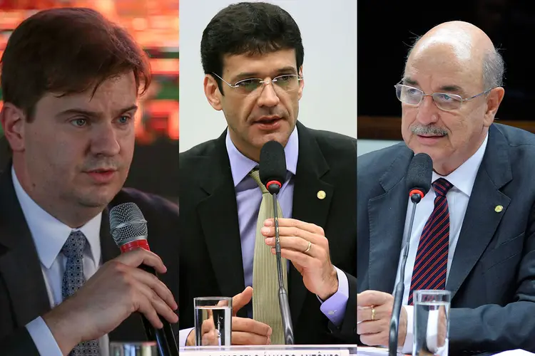 Gustavo Henrique Rigodanzo Canuto; Marcelo Álvaro Antônio e Osmar Terra: os novos ministros de Bolsonaro (EXAME/Agência Brasil/Agência Câmara)