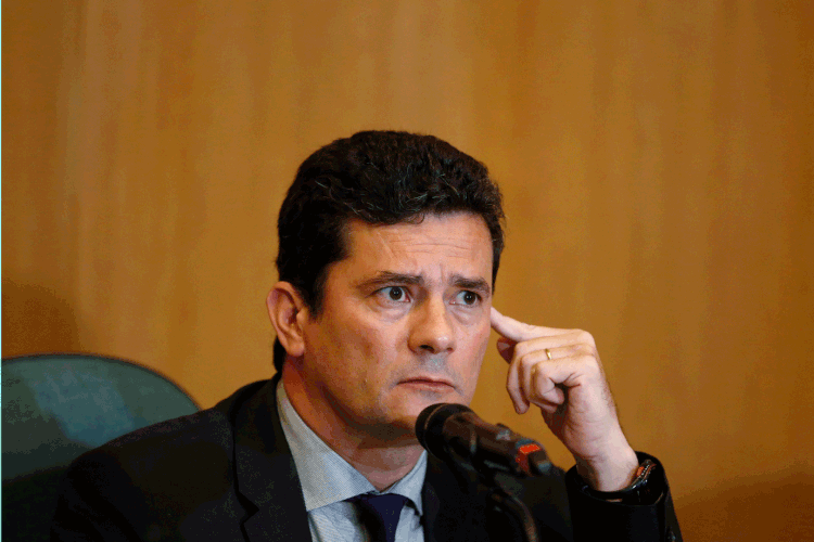 O ministro da Justiça e Segurança Pública Sérgio Moro (Daniel Derevecki/Reuters)