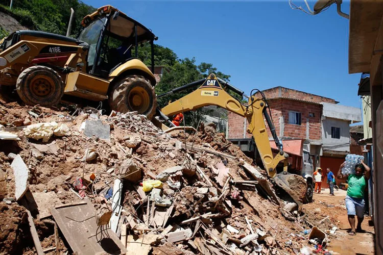 Desabamento em Niterói (Tomaz Silva/Agência Brasil)