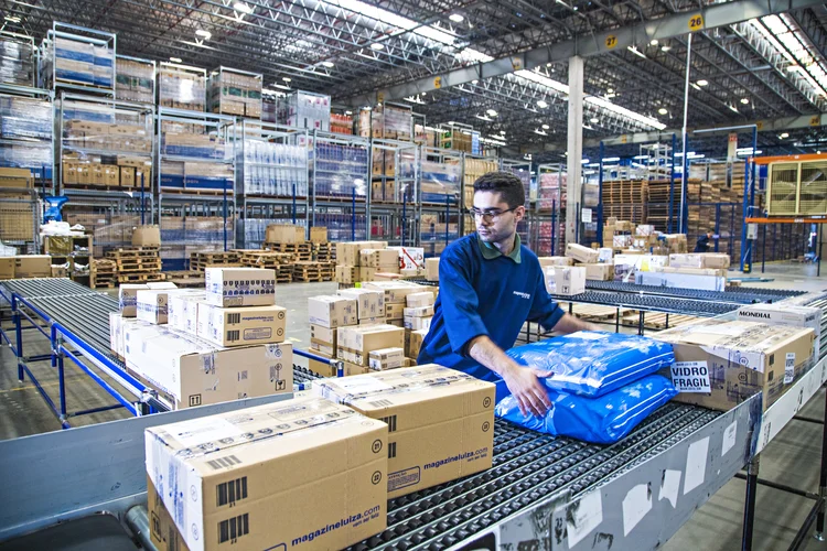 Centro de Distribuição do Magazine Luiza em Louveira (SP). (Leandro Fonseca/Exame)