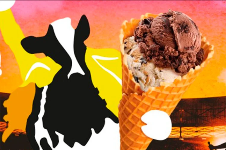 Sorvete: marca cria  sabores especiais em homenagem ao Queen. (Ben & Jerry’s/Reprodução)