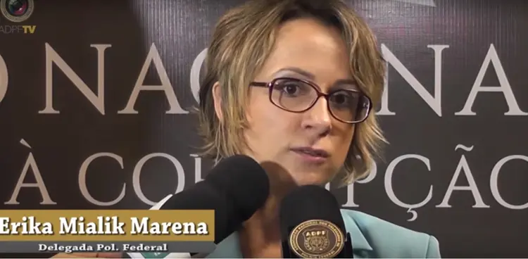 Erika Marena: delegada da Polícia Federal vai compor equipe de Moro  (YouTube/ADPF/Reprodução)