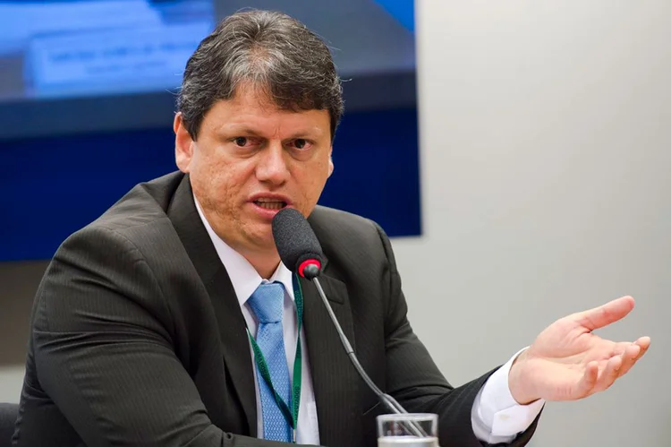 Ministro da Infraestrutura do governo Bolsonaro, Tarcísio Gomes de Freitas
 (Marcelo Camargo/Agência Brasil)