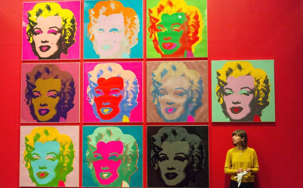 Telas de Warhol: exposição espera ampliar a percepção do artista para além do "homem com uma peruca engraçada que não sabia pintar" (Ray Tang/Anadolu Agency/Getty Images)
