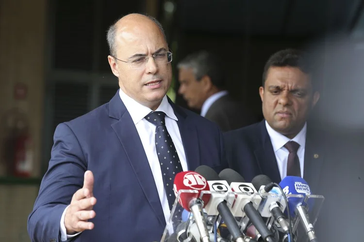 Wilson Witzel: governador eleito após reunião com a equipe de transição no CCBB, em Brasília (Antonio Cruz/Agência Brasil)