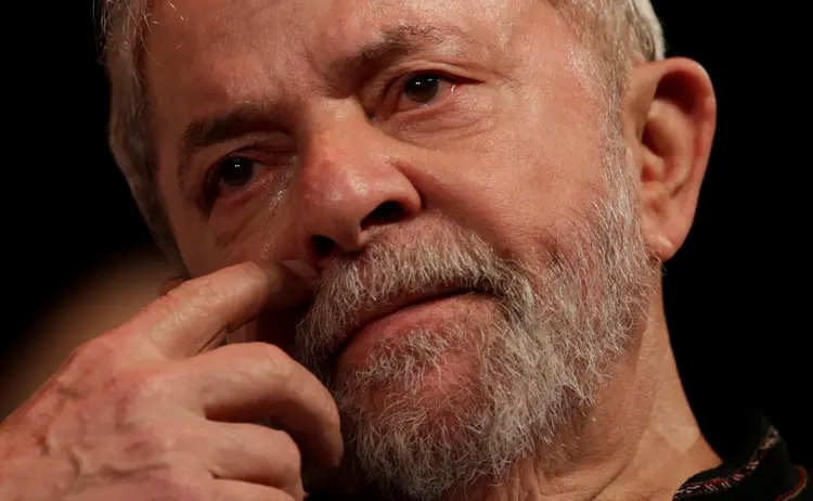 Lula: Ex-presidente está preso desde abril de 2018 na sede Polícia Federal de Curitiba (Ricardo Moraes/Reuters)