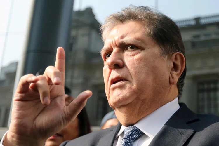 García, morto na semana passada, chegou ao poder pela segunda vez em 2006 e governou até 2011. Antes, governou o Peru entre 1985 e 1990 (Guadalupe Pardo/Reuters)
