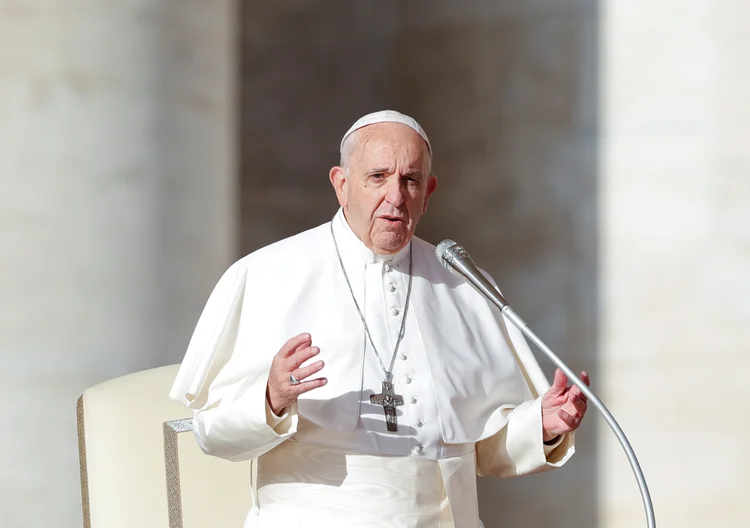 Papa: "Eu apoio todo o povo venezuelano, que está sofrendo", afirmou Francisco (Alessandro Bianchi/Reuters)