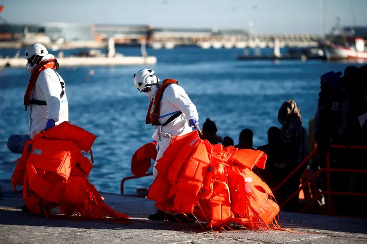 Imigração: mais de 55 mil migrantes chegaram pelo mar a Espanha (Jon Nazca/Reuters)