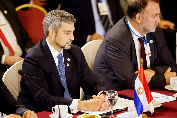Paraguai: vazamentos indicam que o presidente Abdo Benítez conhecia os termos do acordo de Itaipu (Andres Stapff/Reuters)