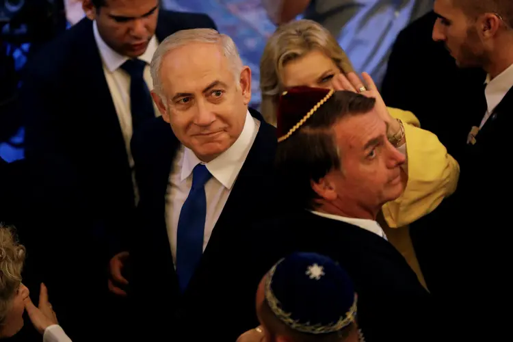 Bolsonaro inicia no próximo domingo uma visita de três dias a Israel, seu aliado-chave junto aos Estados Unidos (Leo Correa/Reuters)