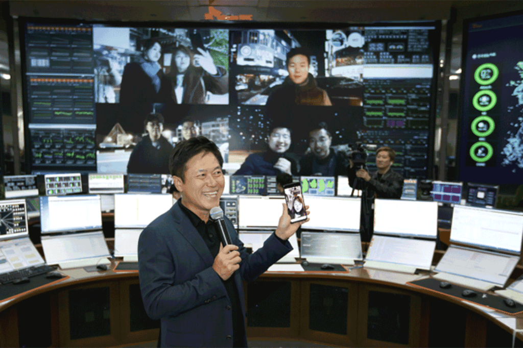 Operadora sul-coreana faz 1ª chamada de vídeo em 5G com celular Samsung