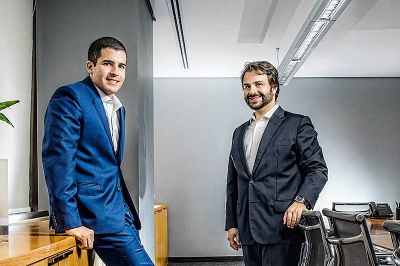 Marcos Maluf, presidente, e Rafael Giovani, diretor comercial da Necton: venda para o BTG para impulsionar o crescimento (Germano Lüders/Exame)
