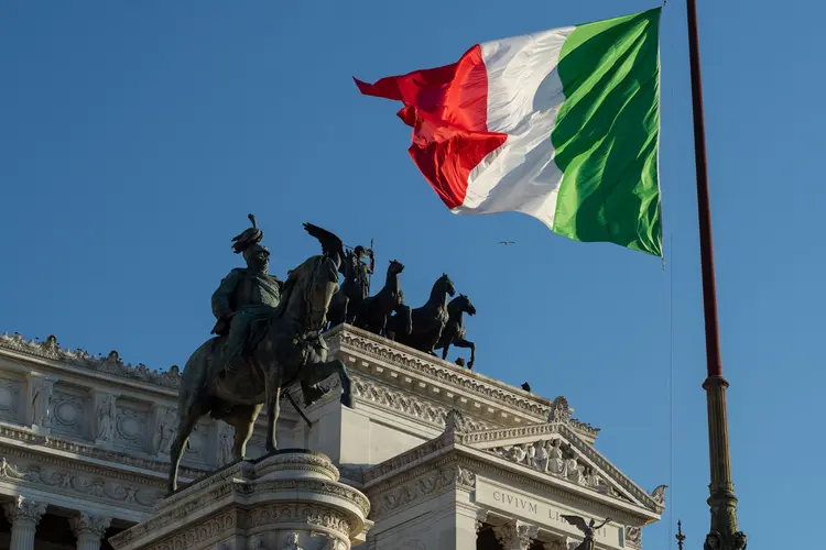 Itália: na comparação anual, o PIB italiano ficou estável no quarto trimestre. (Cdric Lopez/Getty Images)