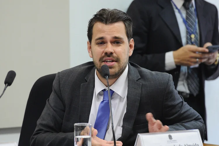 Pedro Nery, consultor Legislativo do Senado, em pronunciamento na CPI da Previdência (Marcos Oliveira/Agência Senado)