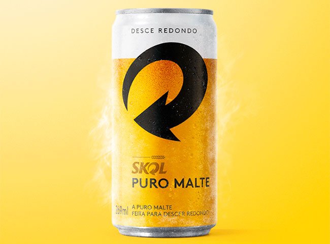 Skol lança cerveja puro malte